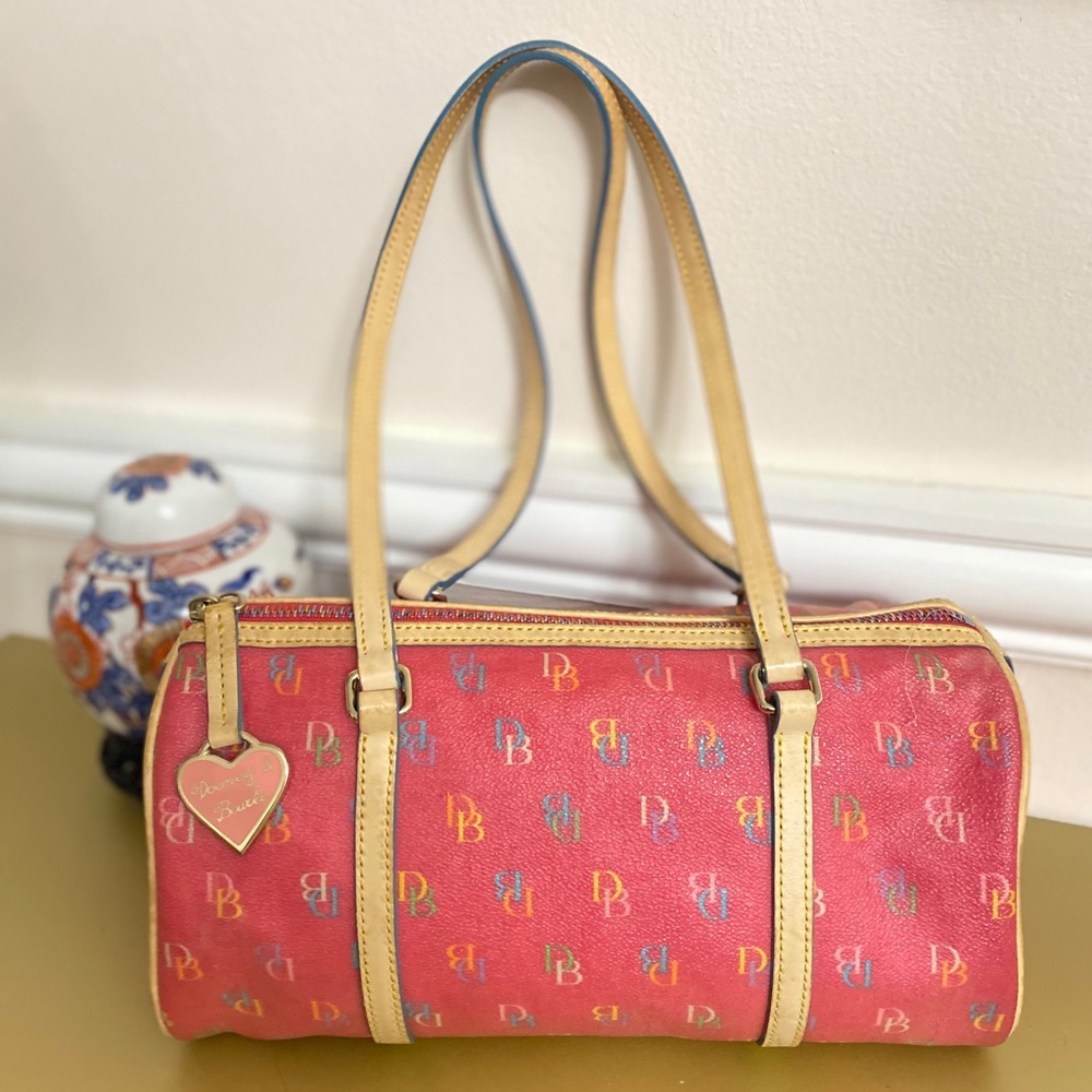 Dooney & Bourke Signature Db Logo Medium Tote - image 1